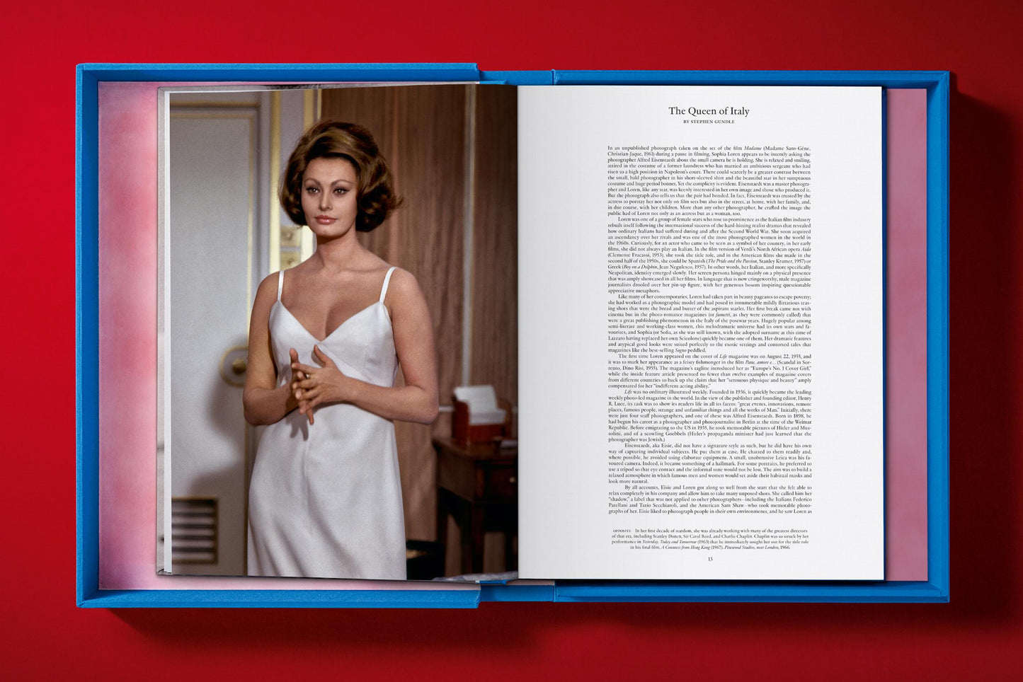 Eisenstaedt, Sophia Loren (English) (AP)