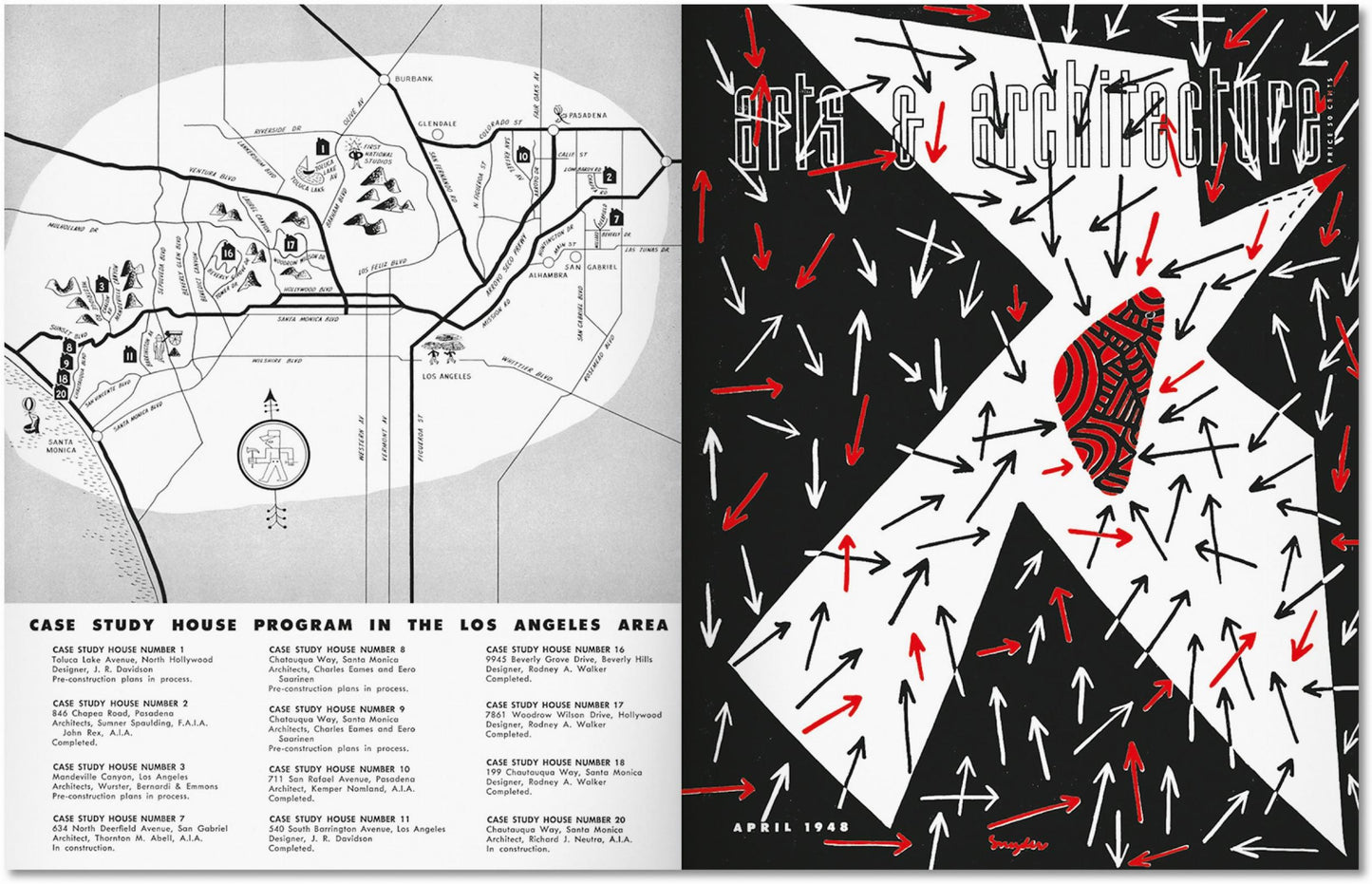 Arts & Architecture 1945-54. The Complete Reprint (German, Spanish, French, English)