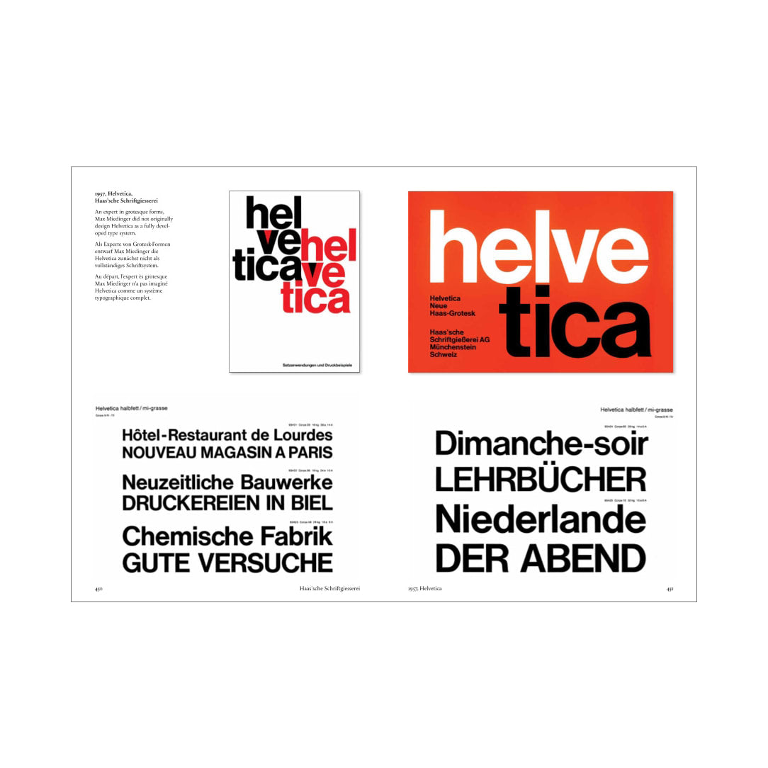 Type. A Visual History of Typefaces and Graphic Styles. 1455–Today. 45th Ed. (German, French, English)