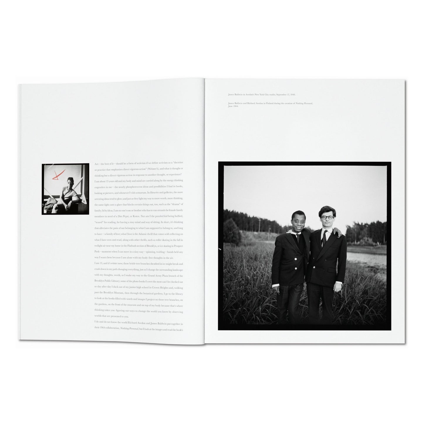 Richard Avedon. James Baldwin. Nothing Personal (English)