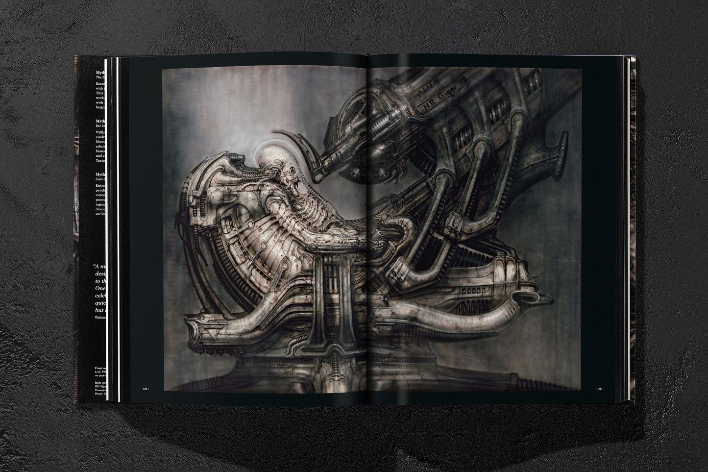 HR Giger (German, French, English)