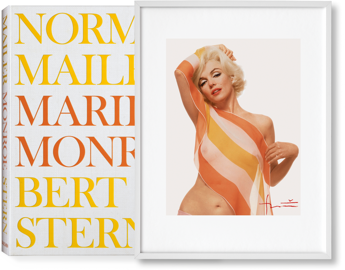 Norman Mailer/Bert Stern. Marilyn Monroe, Art Edition No. 1–125 ‘Scarf’ (English)