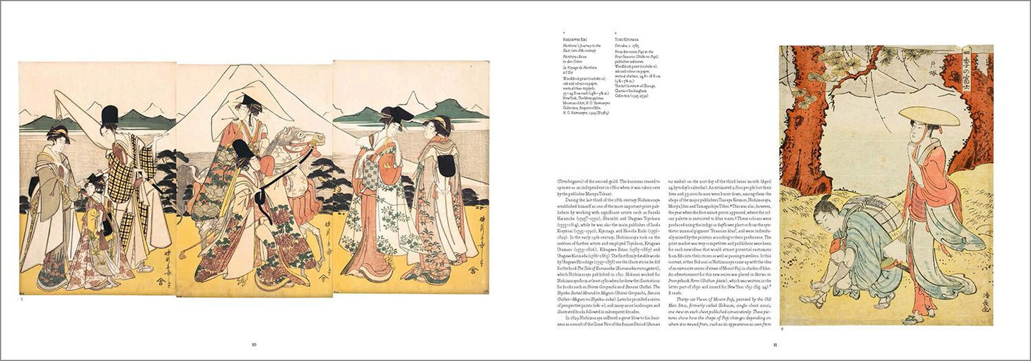 Hokusai. Thirty-six Views of Mount Fuji (German, French, English)