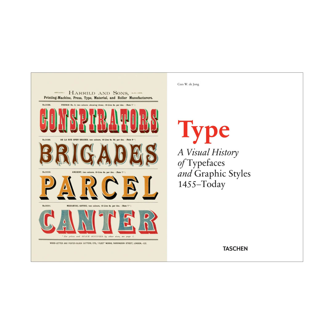 Type. A Visual History of Typefaces and Graphic Styles. 1455–Today. 45th Ed. (German, French, English)