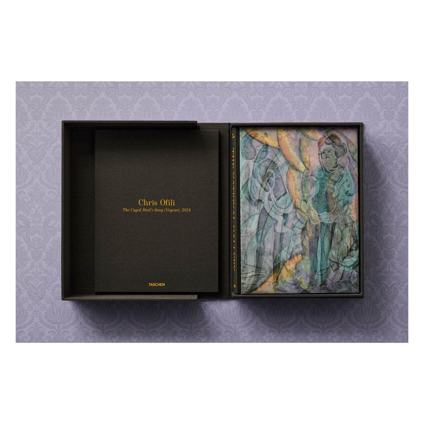 National Gallery, Chris Ofili Art Edition ‘The Caged Bird’s Song (Voyeur)’ (English) (AP)