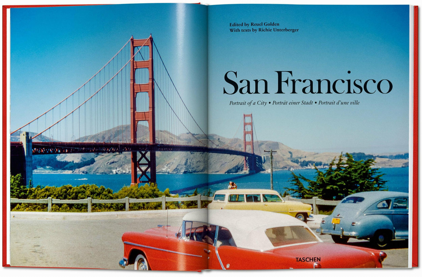 San Francisco. Portrait of a City, Art Edition No. 76–150 'Seagull over Golden Gate Bridge, early 1950s' (German, French, English)