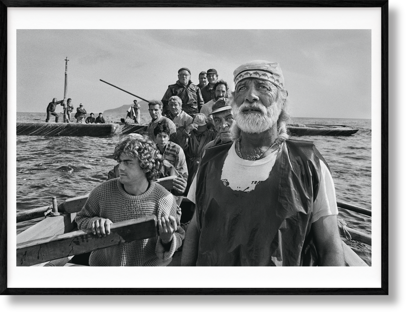 Sebastião Salgado. Workers. Art Edition No. 1–100 ‘Fishermen, Trapani, Italy, 1991’ (English) (AP)