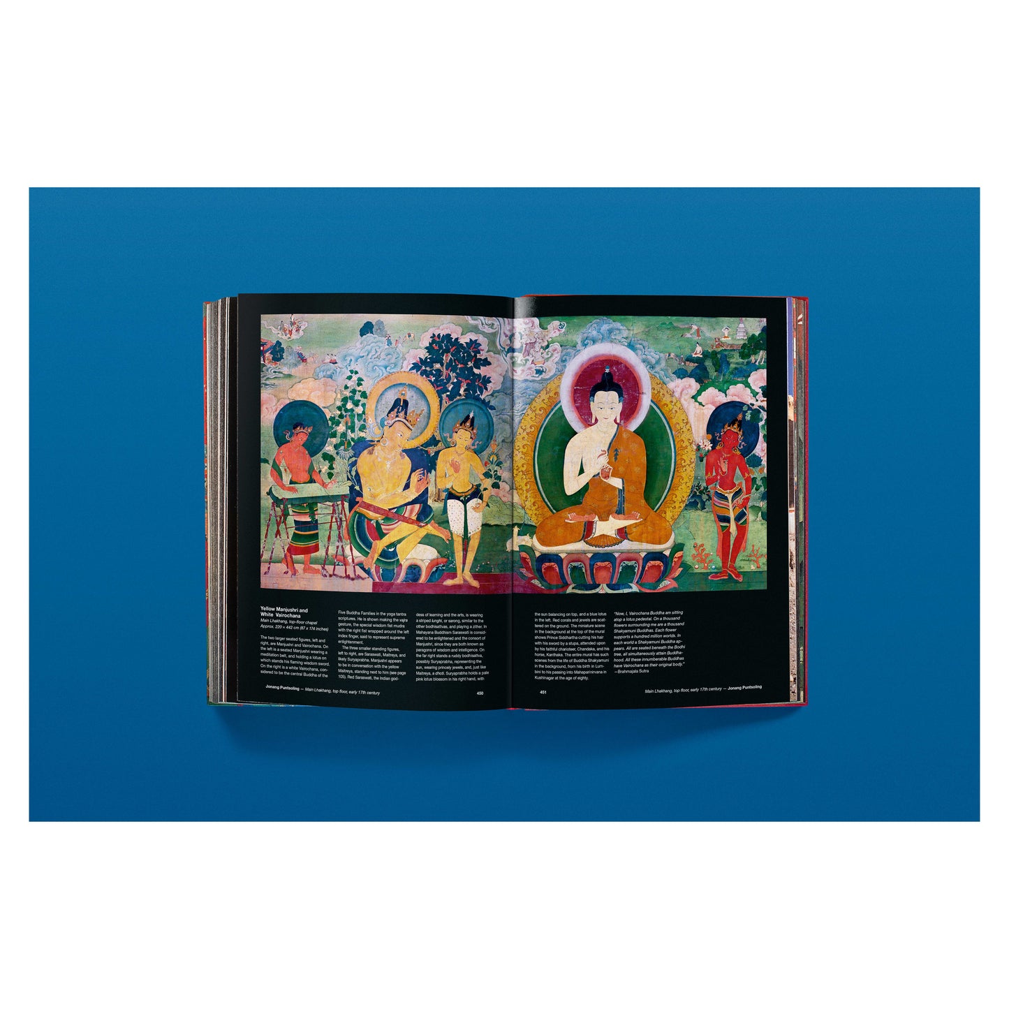 Murals of Tibet. BABY SUMO. Art Edition No. 241–320, ‘Blue Medicine Buddha, Tsaparang’ (early 15th century) (English)