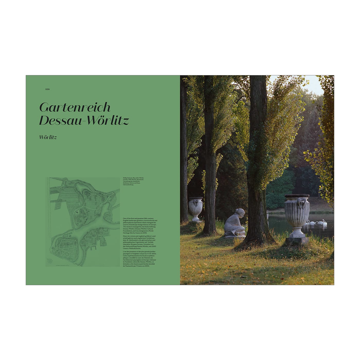 Listri. European Gardens (German, French, English)