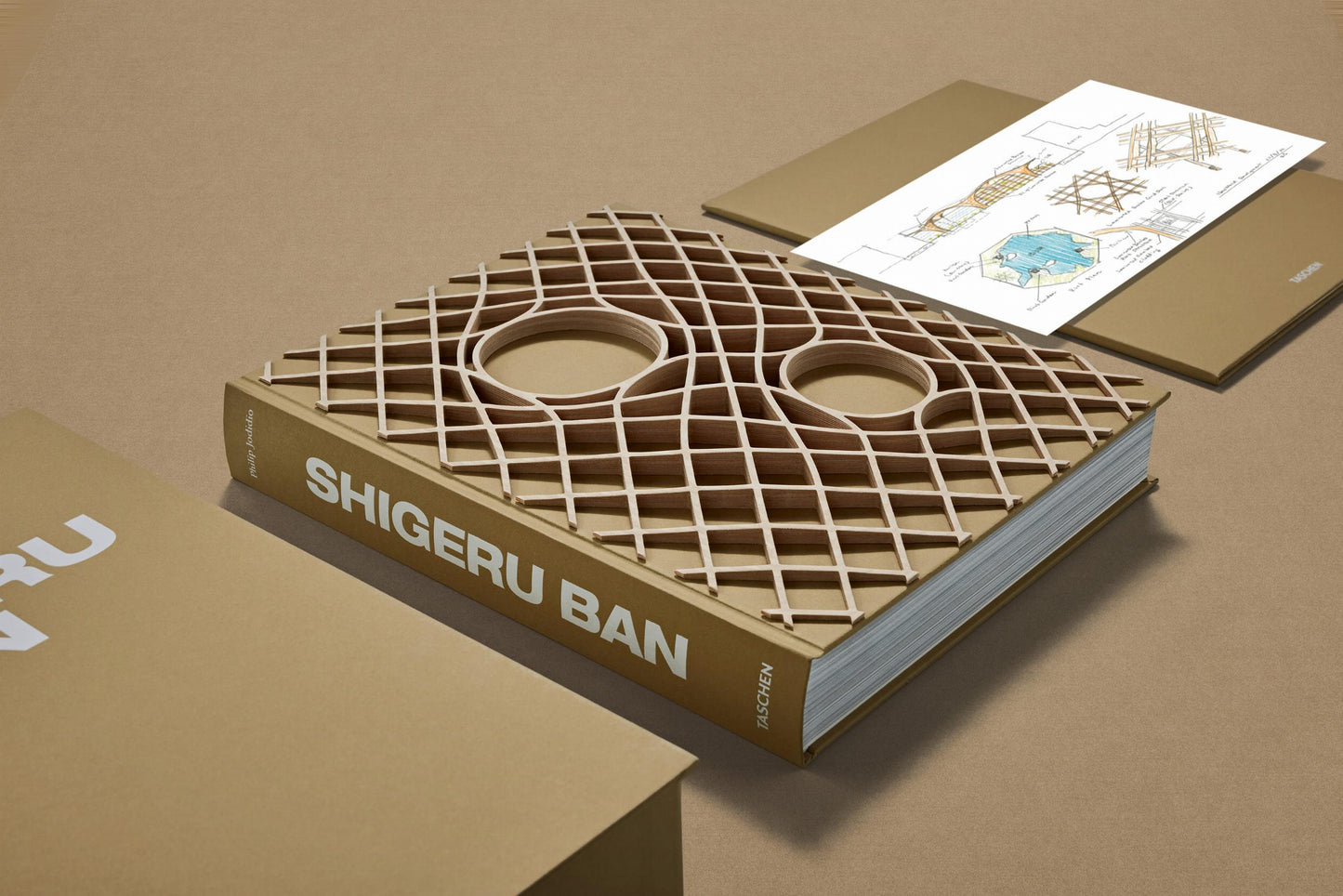 Shigeru Ban. Complete Works 1985–Today. Art Edition ‘Bamboo Gridshell Roof’, 2023 (German, French, English)