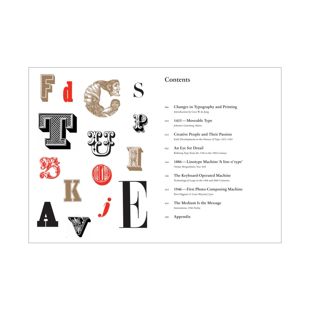 Type. A Visual History of Typefaces and Graphic Styles. 1455–Today. 45th Ed. (German, French, English)