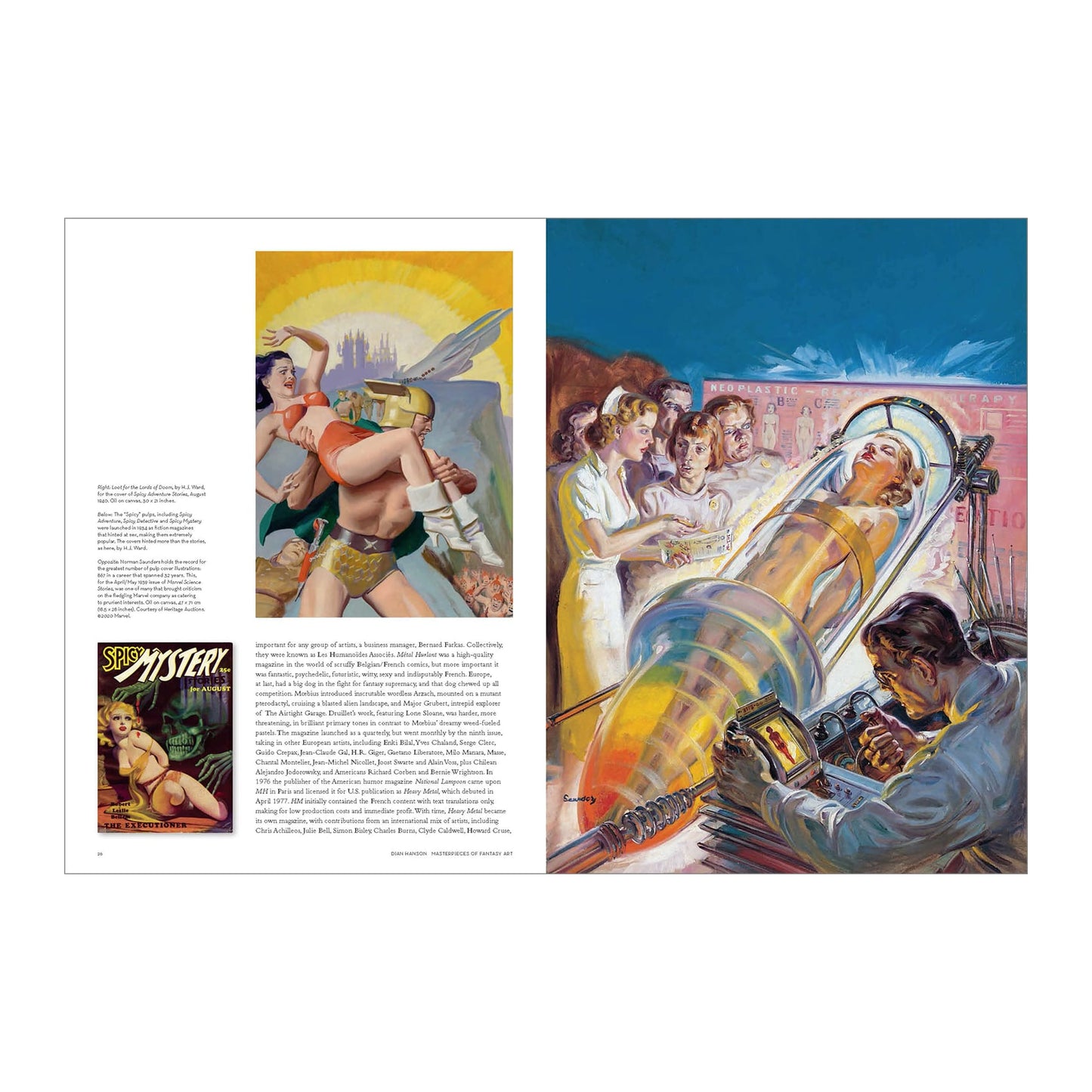 Masterpieces of Fantasy Art (German, French, English)