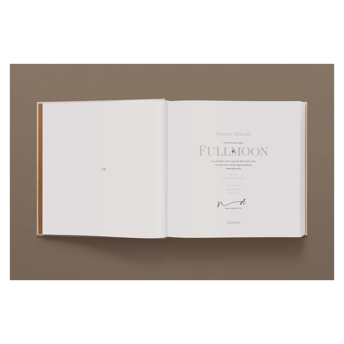 Darren Almond. Fullmoon. Art Edition No. 1–60, ‘Fullmoon@Pentre Ifan’ (German, French, English)
