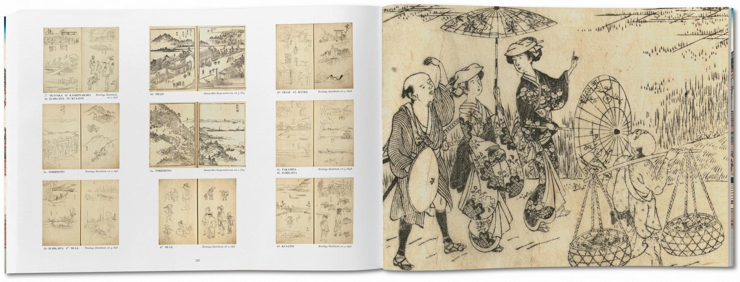 Hiroshige & Eisen. The Sixty-Nine Stations along the Kisokaido (German, French, English)