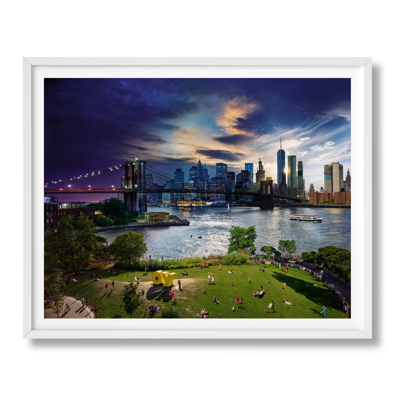 Stephen Wilkes. Day to Night. Art Edition No. 1–100 ‘Brooklyn Bridge, New York City, 2016’ (German, French, English)