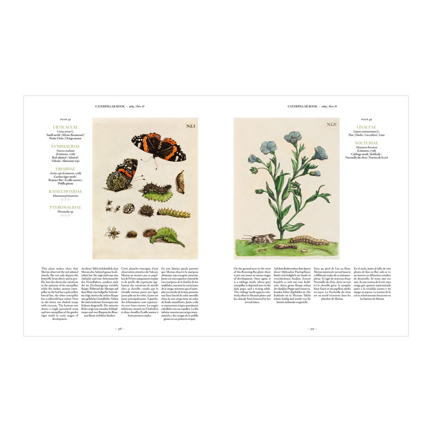 Merian (German, Spanish, French, English)