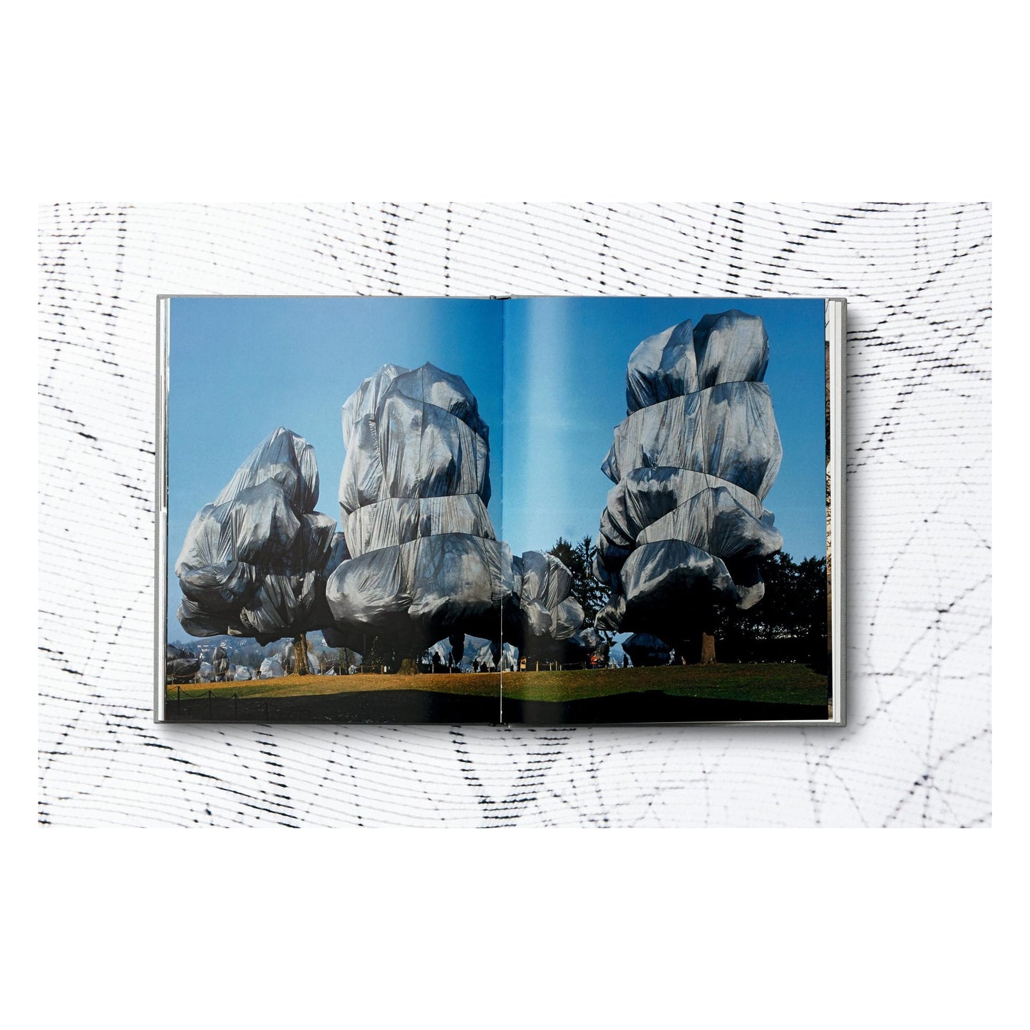 Christo and Jeanne-Claude. Wrapped Trees. Basel 1997–1998 (German, French, English)