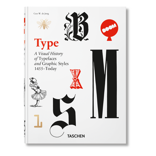 Type. A Visual History of Typefaces and Graphic Styles. 1455–Today. 45th Ed. (German, French, English)