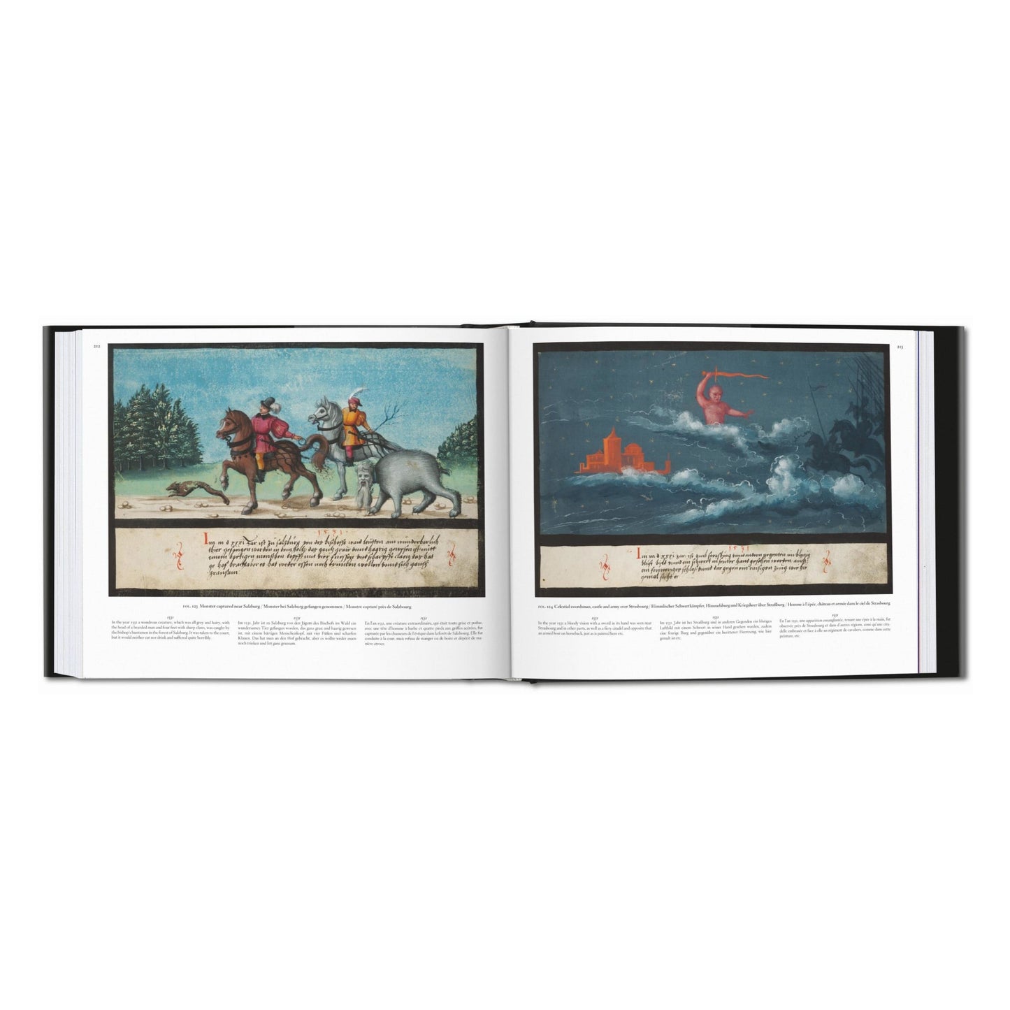 The Book of Miracles (German, French, English)