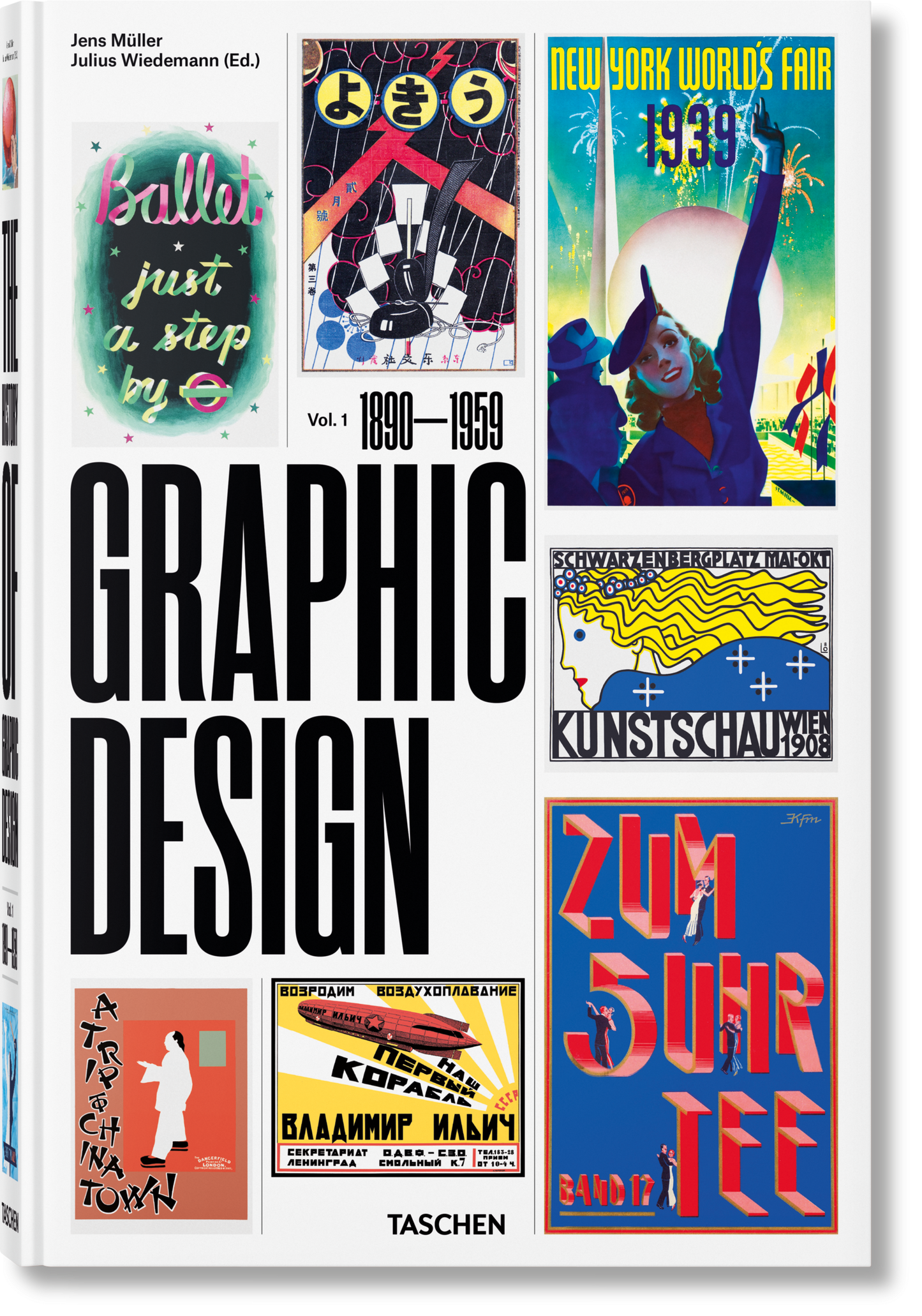 The History of Graphic Design. Vol. 1. 1890–1959 (German, French, English)