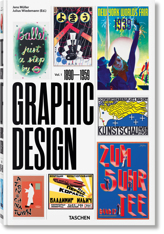 The History of Graphic Design. Vol. 1. 1890–1959 (German, French, English)