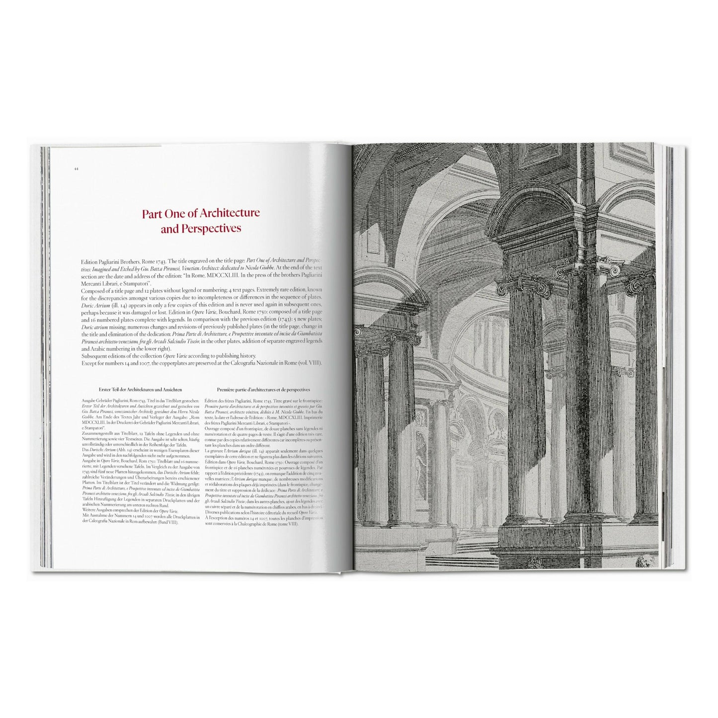 Piranesi. The Complete Etchings (German, French, English)