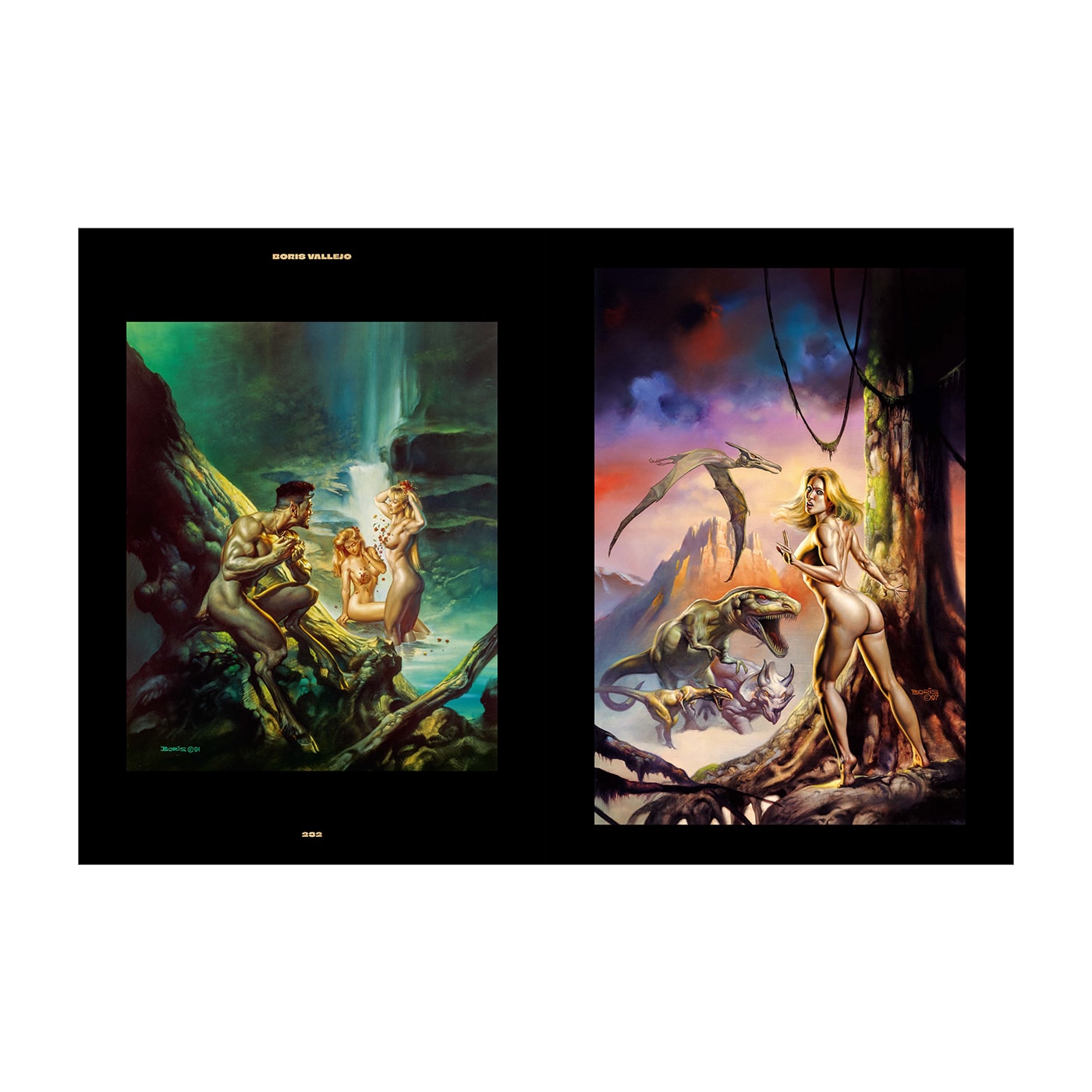 The Fantastic Worlds of Boris Vallejo (German, French, English)