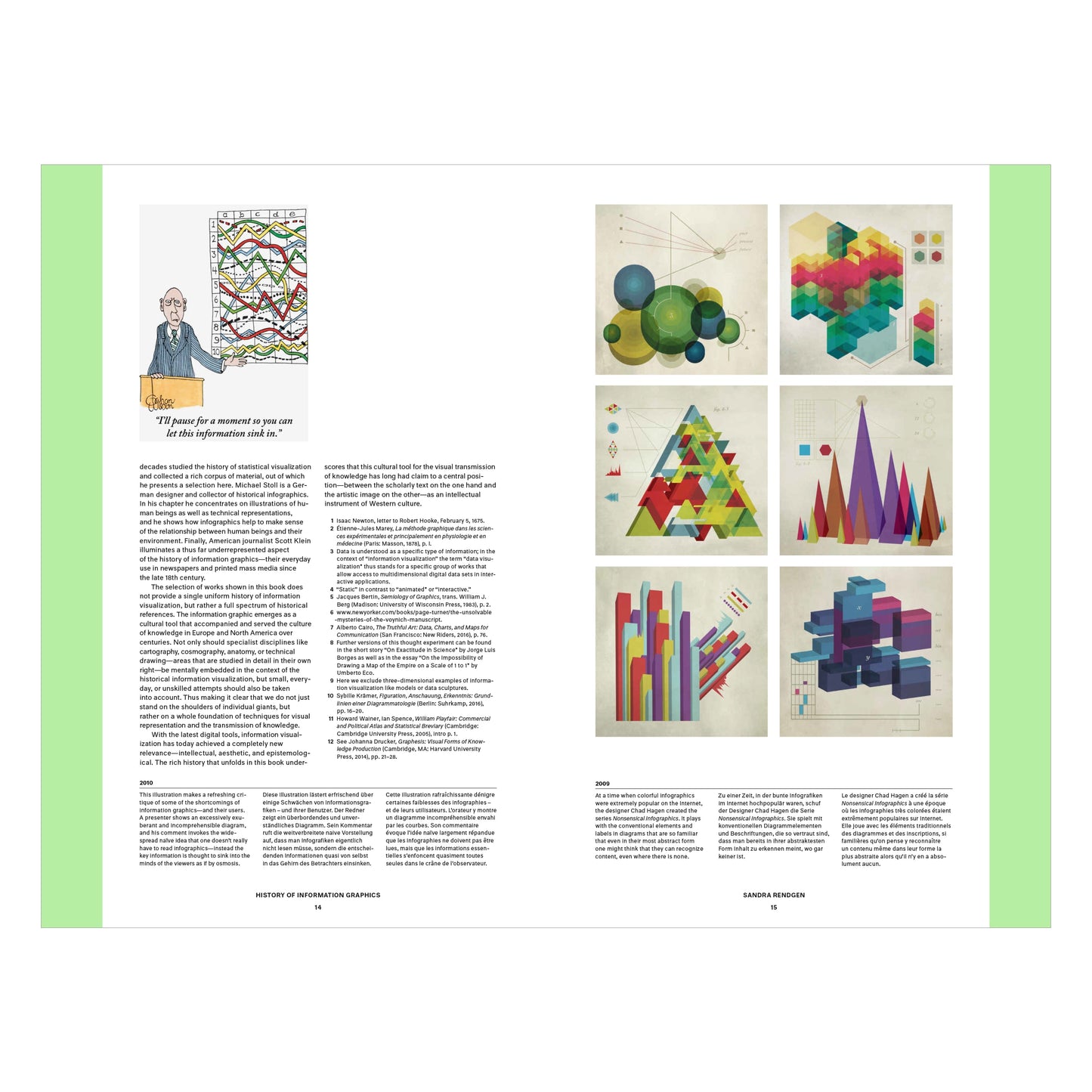 History of Information Graphics (German, French, English)