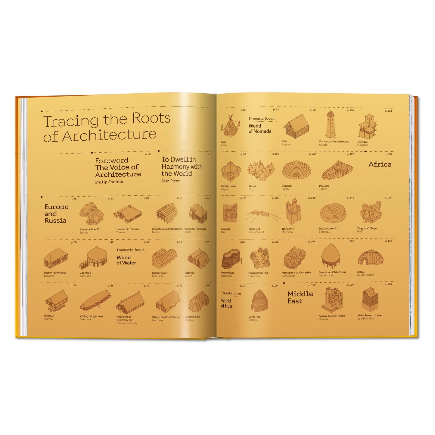 Jean Pistre. Tracing the Roots of Architecture. Traditional Buildings around the World (English)
