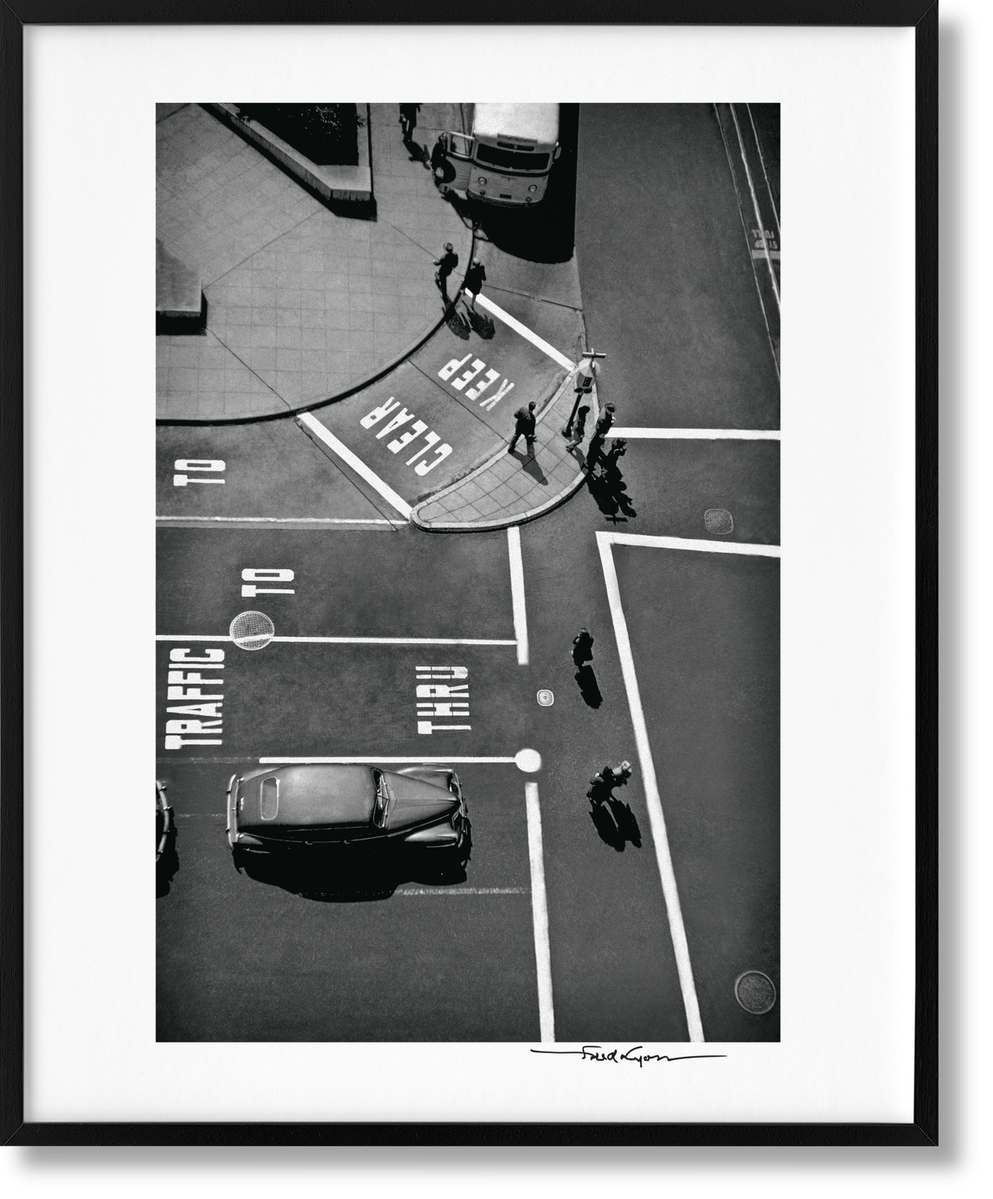 San Francisco. Portrait of a City, Art Edition No. 1–75 'Union Square, Post Street, 1947' (German, French, English)