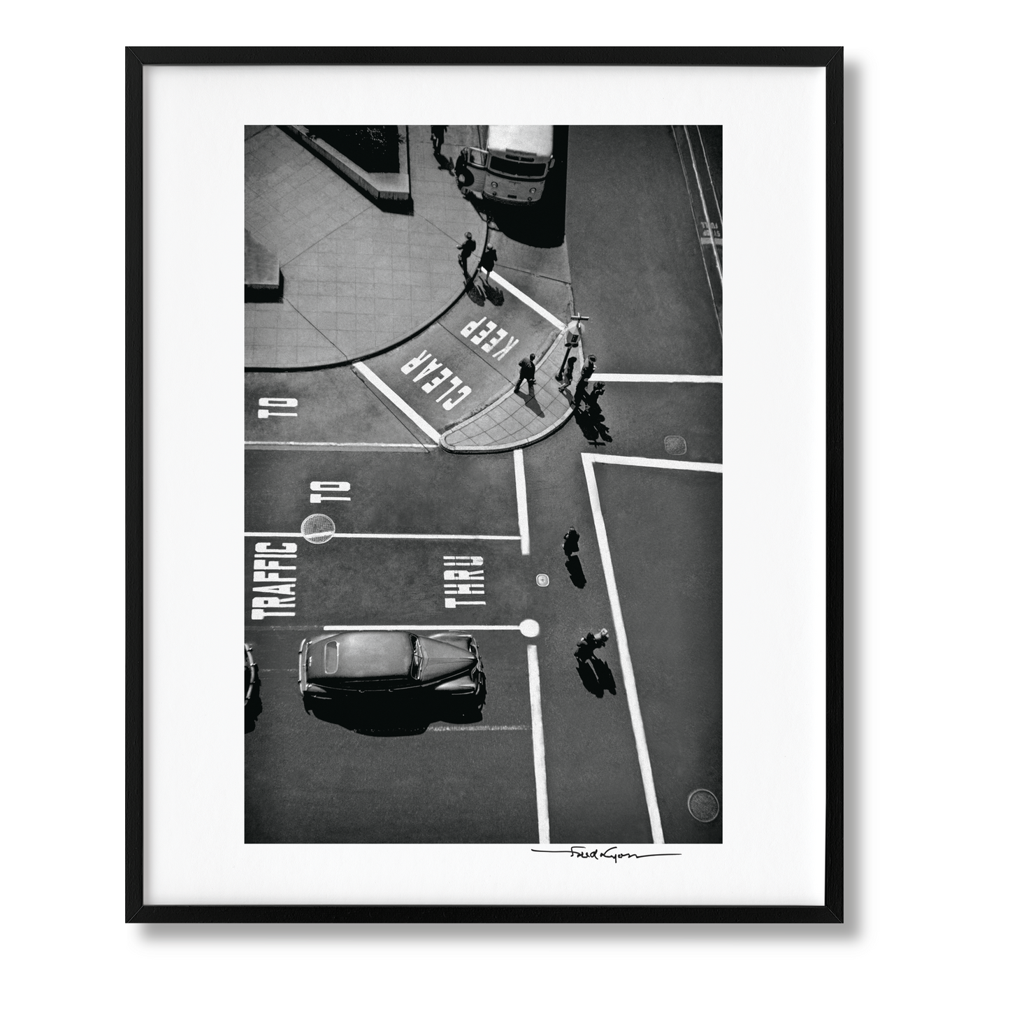 San Francisco. Portrait of a City, Art Edition No. 1–75 'Union Square, Post Street, 1947' (German, French, English) (SA)