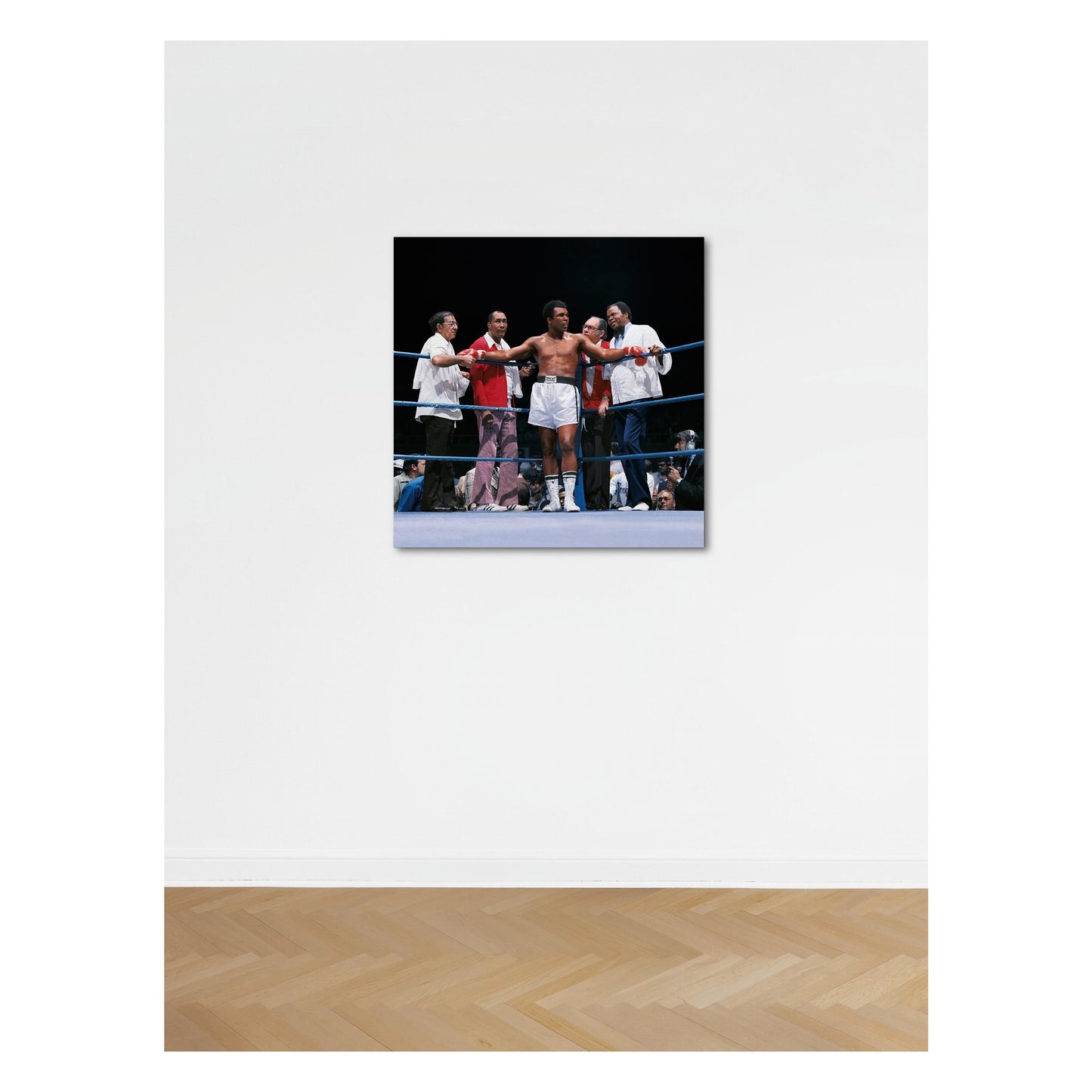 Neil Leifer. Homage to Ali. 'Ali vs. Lyle, The Champ's Corner, 1975'