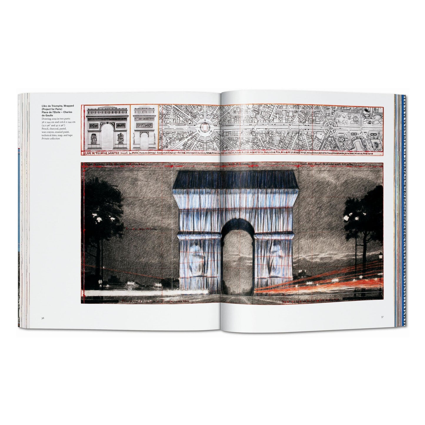 Christo and Jeanne-Claude. L’Arc de Triomphe, Wrapped (Advance Edition) (German, French, English)