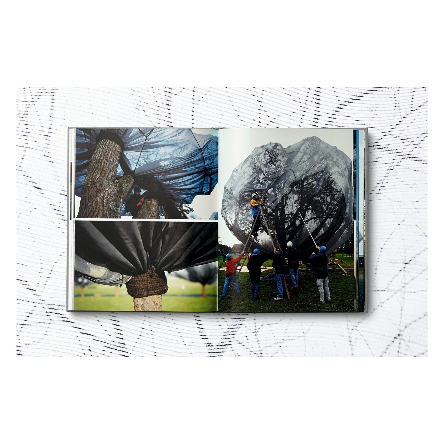 Christo and Jeanne-Claude. Wrapped Trees. Basel 1997–1998 (German, French, English)