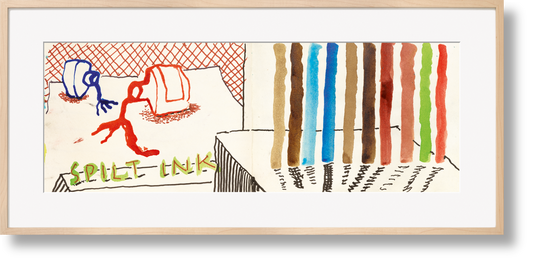 David Hockney. 220 for 2020. Art Edition No. 1–100 ‘Spilt Ink with Tests’ (English) (AP)