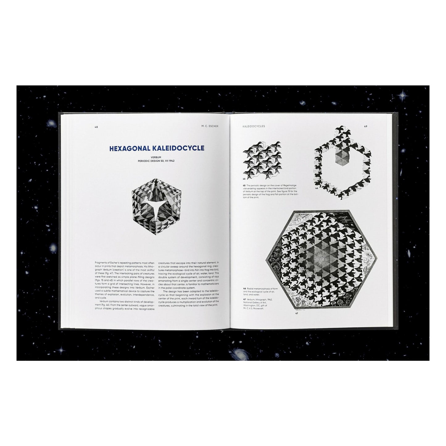M.C. Escher. Kaleidocycles (English)
