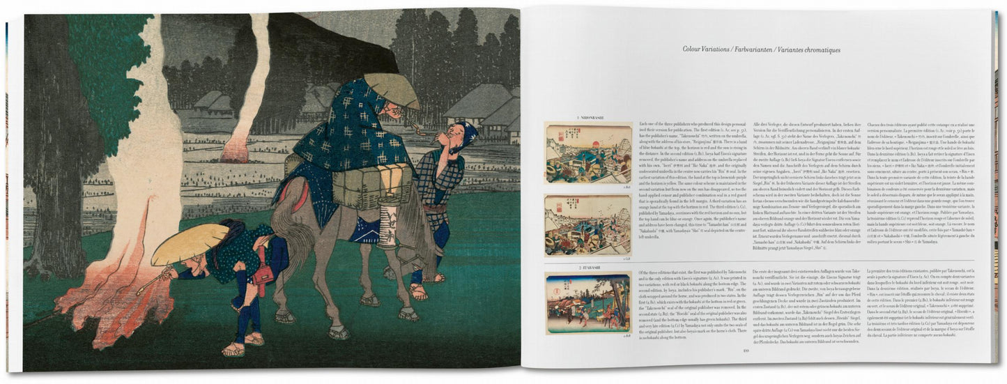 Hiroshige & Eisen. The Sixty-Nine Stations along the Kisokaido (German, French, English)