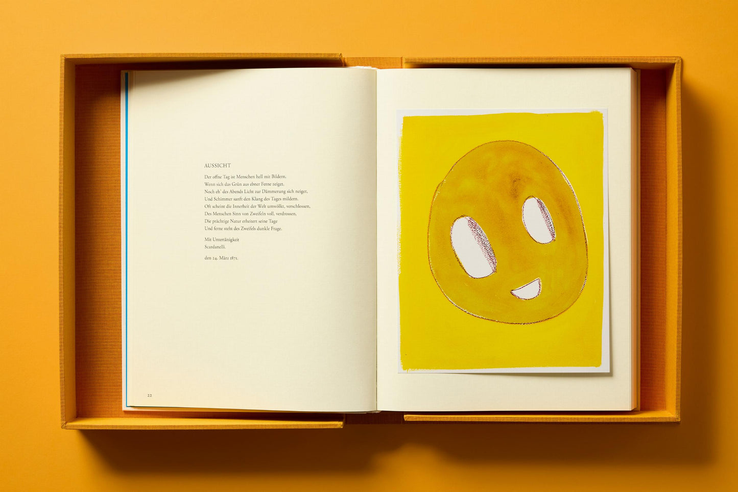 André Butzer. Friedrich Hölderlin. Die Jahreszeiten / The Seasons. Art Edition No. 1–40 (German, English)