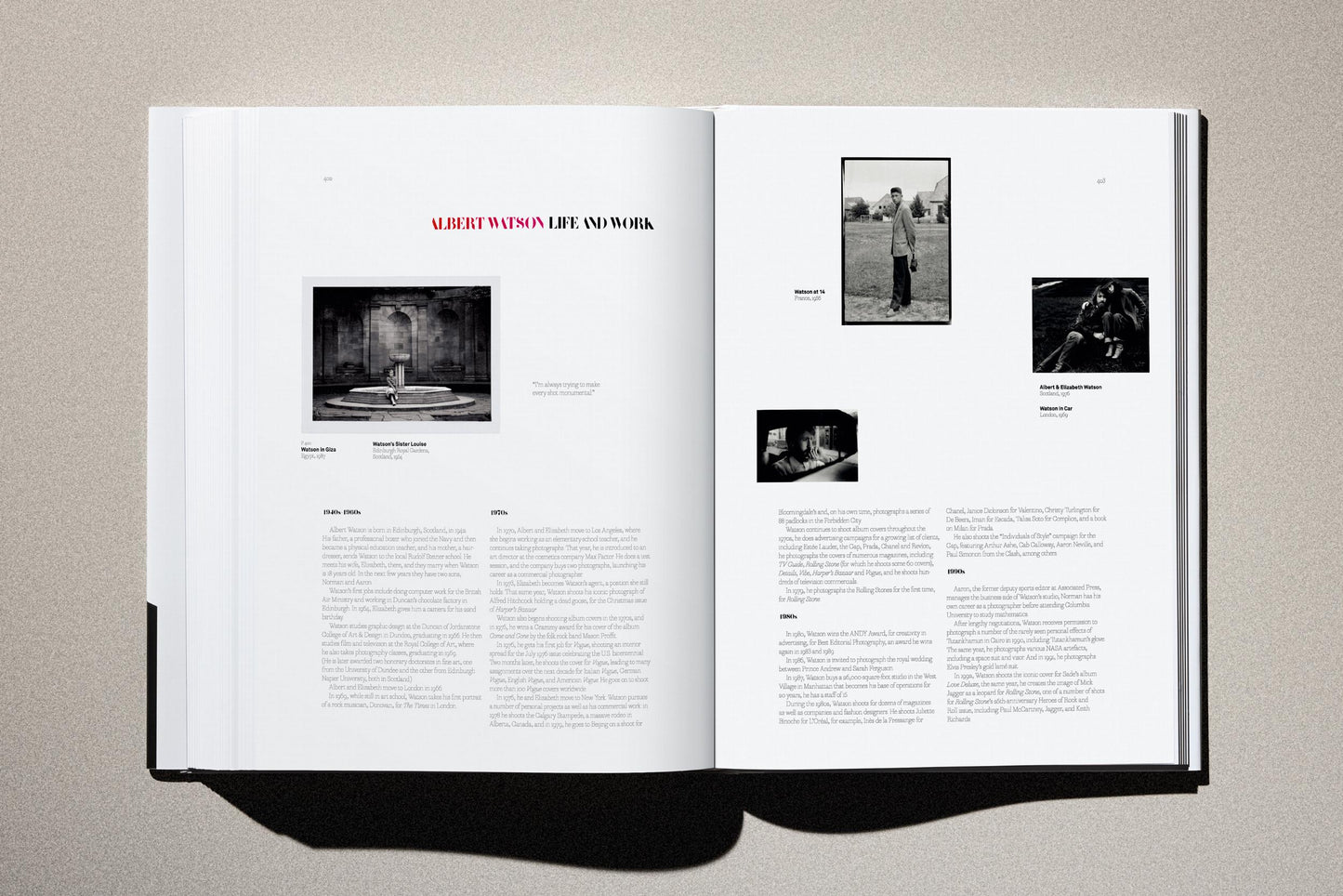 Albert Watson. Kaos. 2nd Edition. Art Edition No. 151–200, 'Keith Richards, New York City', 1988 (German, French, English)