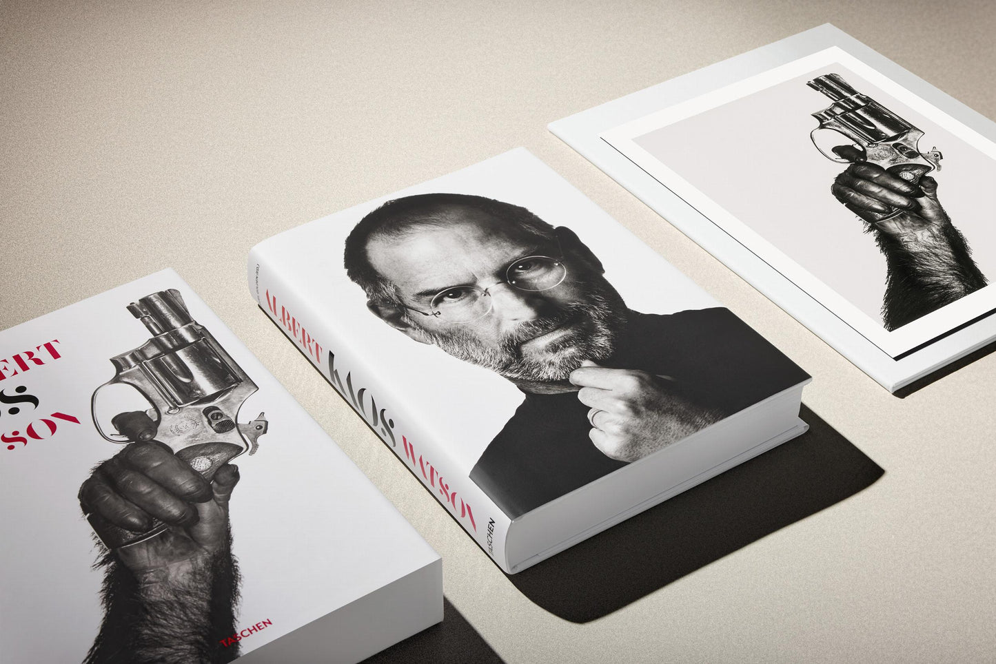 Albert Watson. Kaos. 2nd Edition. Art Edition No. 51–100, 'Monkey with Gun, New York City’, 1992 (German, French, English)