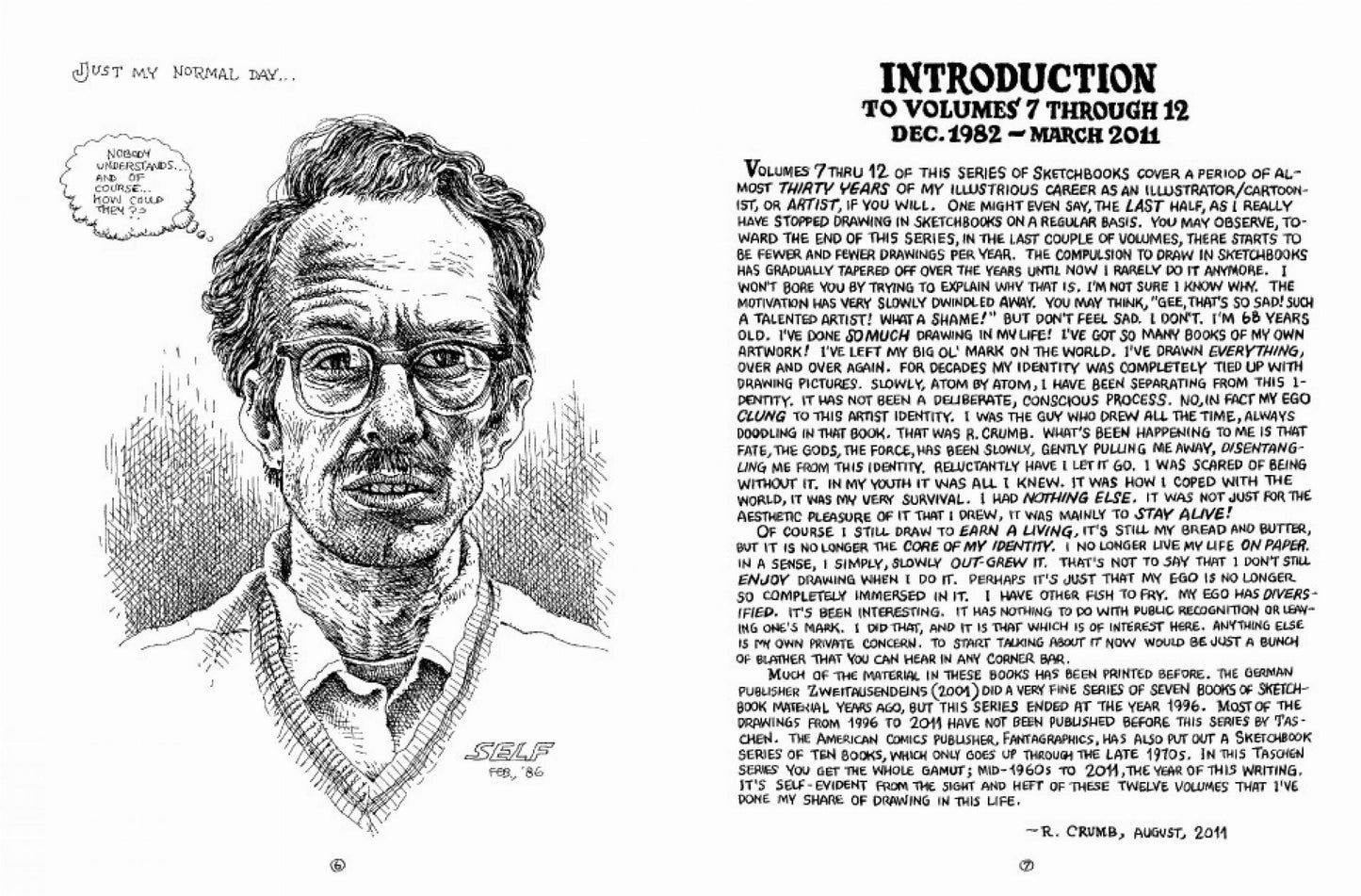 Robert Crumb. Sketchbooks 1982-2011 (English) (SA)