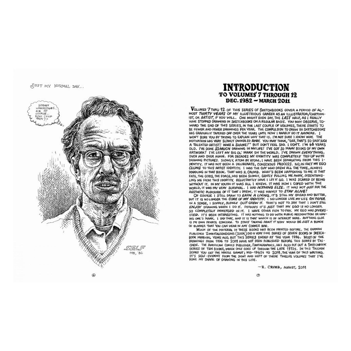 Robert Crumb. Sketchbooks 1982-2011 (English)