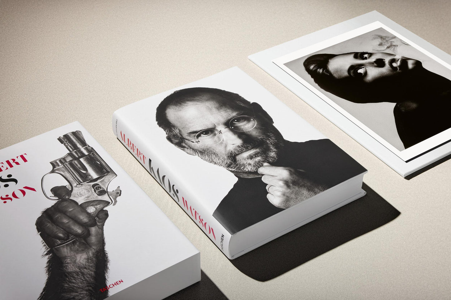 Albert Watson. Kaos. 2nd Edition. Art Edition No. 101-150, 'Christy Turlington (Smoke), New York City', 1990 (German, French, English) (AP)