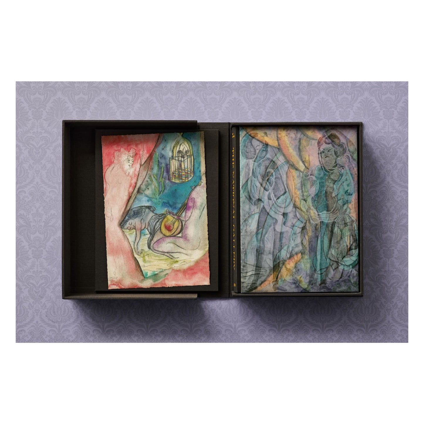 National Gallery, Chris Ofili Art Edition ‘The Caged Bird’s Song (Voyeur)’ (English) (AP)