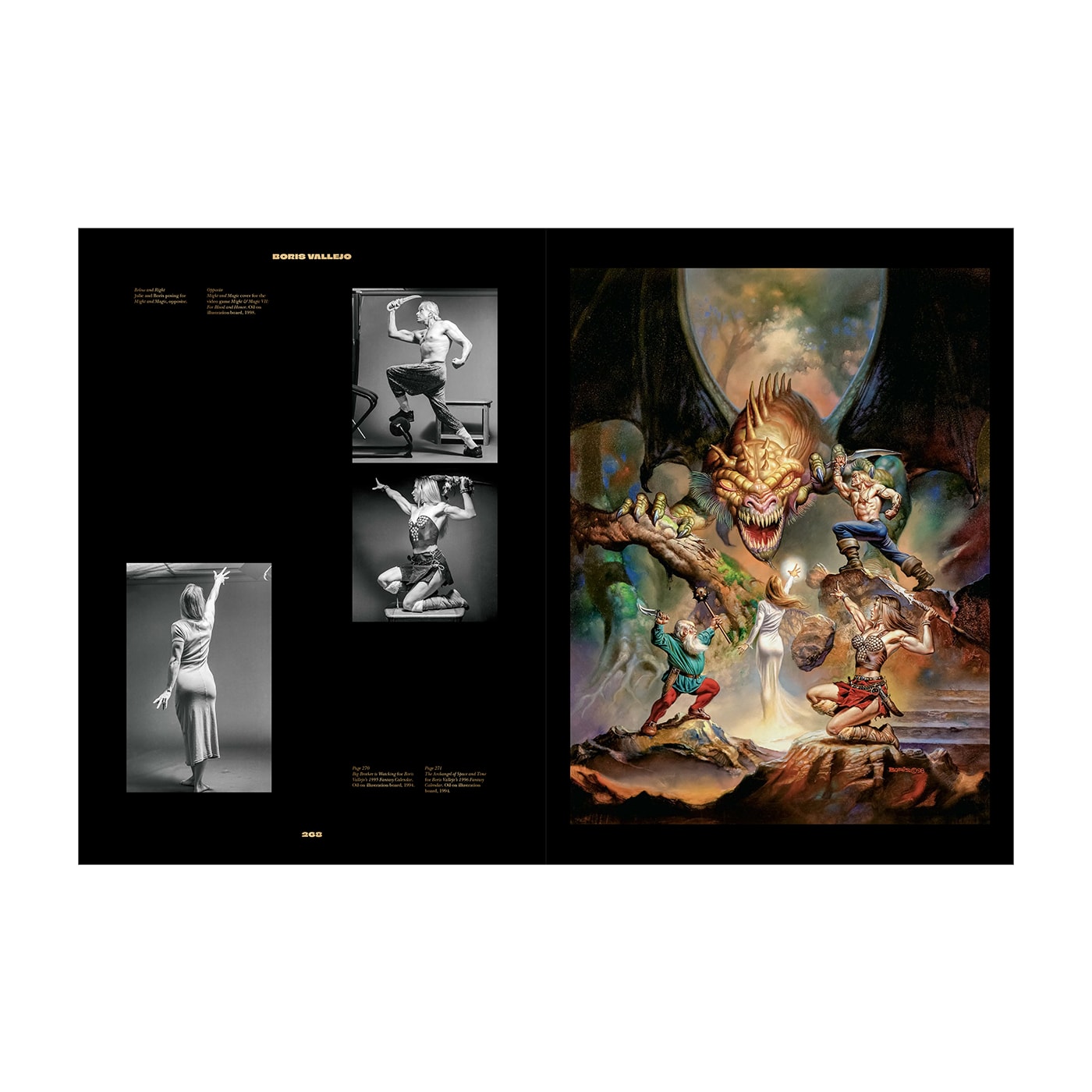 The Fantastic Worlds of Boris Vallejo (German, French, English)