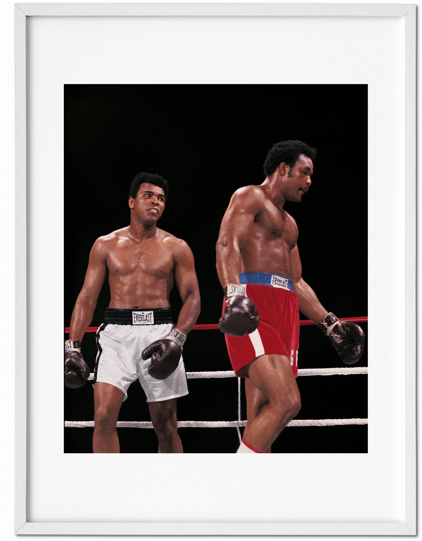 Norman Mailer. N.Leifer. H.Bingham. The Fight, Art Edition No. 1–125, Neil Leifer ‘Ali vs. Foreman – Ali Glaring at Foreman’ (English) (AP)