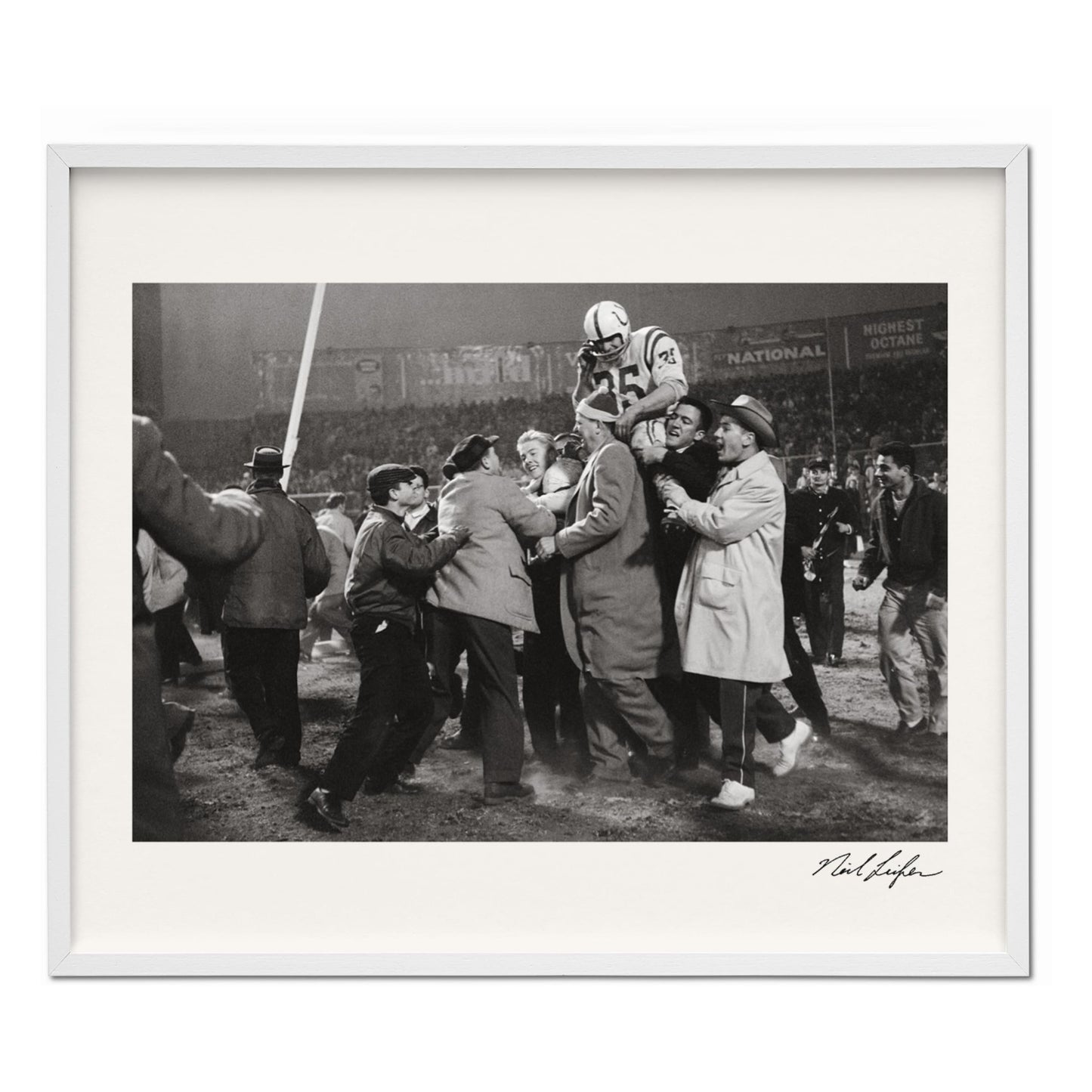 Neil Leifer. Guts & Glory. Art Edition No. 101–200 ‘Alan Ameche’ (German, French, English)